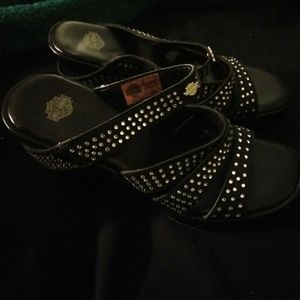 Harley Davidson wedge sandal
